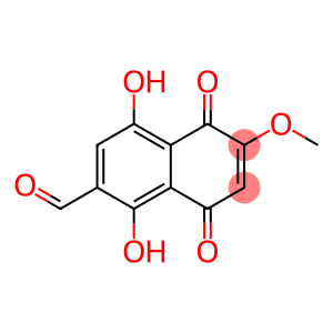 5,8-Dihydroxy-2-methoxy-6-formyl-1,4-naphthoquinone