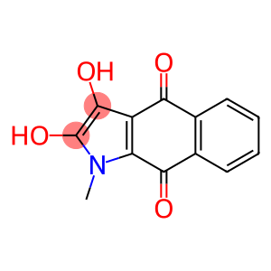 2,3-Dihydroxy-1-methyl-1H-benz[f]indole-4,9-dione