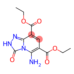 2,3-Dihydro-5-amino-3-oxo-1,2,4-triazolo[4,3-a]pyridine-6,8-dicarboxylic acid diethyl ester