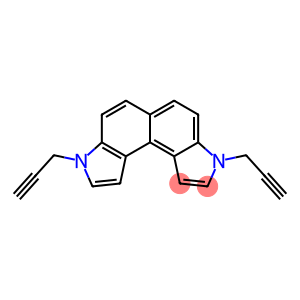 3,8-Dihydro-3,8-bis(2-propynyl)indolo[4,5-e]indole