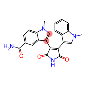 3-[[2,5-Dihydro-4-(1-methyl-1H-indol-3-yl)-2,5-dioxo-1H-pyrrol]-3-yl]-1-methyl-1H-indole-5-carboxamide