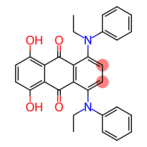 5,8-Dihydroxy-1,4-bis(N-ethylanilino)-9,10-anthraquinone