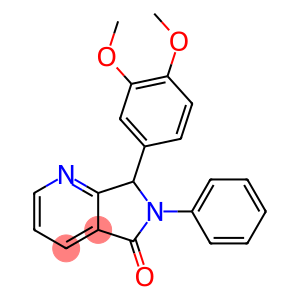 6,7-Dihydro-6-phenyl-7-(3,4-dimethoxyphenyl)-5H-pyrrolo[3,4-b]pyridin-5-one