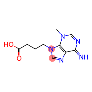 3,6-Dihydro-6-imino-3-methyl-9H-purine-9-butanoic acid