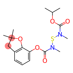 2,3-Dihydro-2,2-dimethyl-7-[N-(N-methyl-N-isopropoxycarbonylaminothio)-N-methylcarbamoyloxy]benzofuran