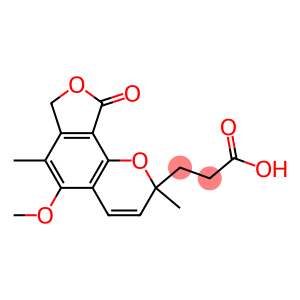 3-[7,9-Dihydro-2,6-dimethyl-5-methoxy-9-oxo-2H-furo[3,4-h]-1-benzopyran-2-yl]propionic acid