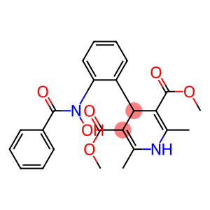 1,4-Dihydro-2,6-dimethyl-4-[2-[benzoyl(hydroxy)amino]phenyl]pyridine-3,5-dicarboxylic acid dimethyl ester