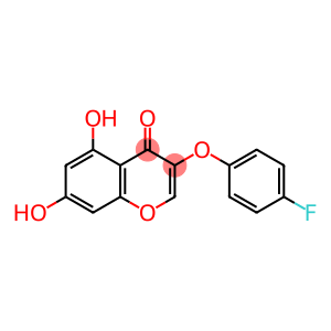 5,7-Dihydroxy-3-(4-fluorophenoxy)-4H-1-benzopyran-4-one