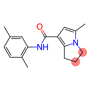 6,7-Dihydro-3-methyl-N-(2,5-dimethylphenyl)-5H-pyrrolizine-1-carboxamide