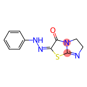 5,6-Dihydro-2-(2-phenylhydrazono)imidazo[2,1-b]thiazole-3(2H)-one