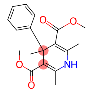 1,4-Dihydro-2,4,6-trimethyl-4-phenylpyridine-3,5-dicarboxylic acid dimethyl ester