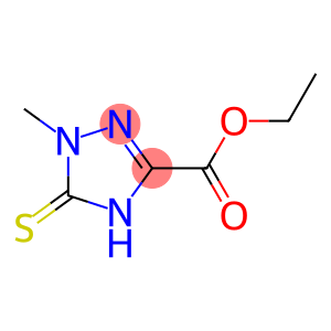 4,5-Dihydro-5-thioxo-1-methyl-1H-1,2,4-triazole-3-carboxylic acid ethyl ester