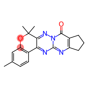 10,11-Dihydro-3,6,6-trimethyl-6H,8H-7,7a,12,13-tetraaza-5-oxa-9H-benzo[a]cyclopent[i]anthracen-8-one