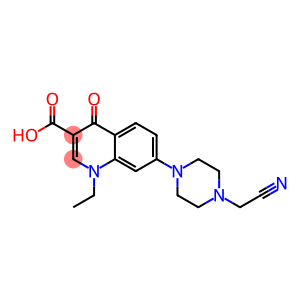 1,4-Dihydro-1-ethyl-7-[4-(cyanomethyl)piperazin-1-yl]-4-oxoquinoline-3-carboxylic acid