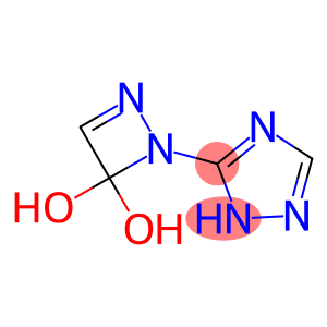 3-[(2,3-Dihydro-3,3-dihydroxy-1,2-diazet)-2-yl]-2H-1,2,4-triazole