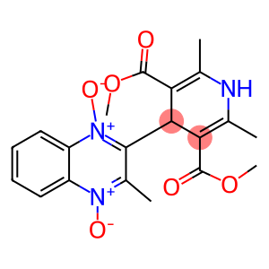 1,4-Dihydro-4-[[3-methylquinoxaline 1,4-dioxide]-2-yl]-2,6-dimethylpyridine-3,5-dicarboxylic acid dimethyl ester