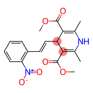 1,4-Dihydro-4-[(E)-2-(2-nitrophenyl)ethenyl]-2,6-dimethylpyridine-3,5-dicarboxylic acid dimethyl ester