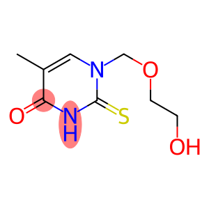 1,2-Dihydro-1-(2-hydroxyethoxymethyl)-5-methyl-2-thioxopyrimidin-4(3H)-one