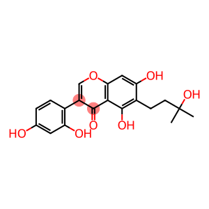 3-(2,4-Dihydroxyphenyl)-5,7-dihydroxy-6-(3-methyl-3-hydroxybutyl)-4H-1-benzopyran-4-one