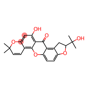 1,2-Dihydro-12-hydroxy-2-(1-hydroxy-1-methylethyl)-9,9-dimethyl-9H,13H-3,6,10-trioxa-3H-benzo[a]cyclopent[h]anthracen-13-one