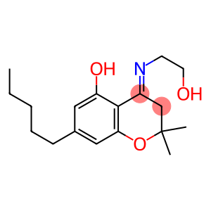 3,4-Dihydro-2,2-dimethyl-4-[2-hydroxyethylimino]-7-pentyl-2H-1-benzopyran-5-ol