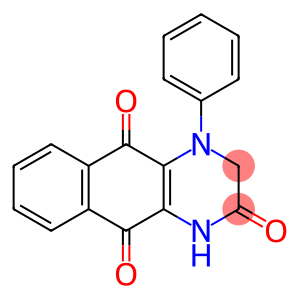 3,4-Dihydro-4-[phenyl]benzo[g]quinoxaline-2,5,10(1H)-trione