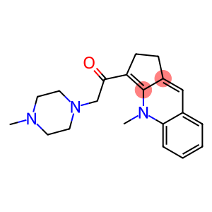 1,2-Dihydro-4-methyl-3-[(4-methyl-1-piperazinyl)acetyl]-4H-cyclopenta[b]quinoline