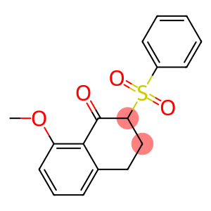 3,4-Dihydro-8-methoxy-2-phenylsulfonylnaphthalene-1(2H)-one