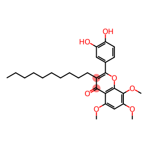 2-(3,4-Dihydroxyphenyl)-5,7,8-trimethoxy-3-decyl-4H-1-benzopyran-4-one