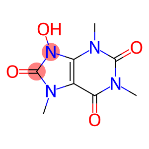 3,7-Dihydro-9-hydroxy-1,3,7-trimethyl-1H-purine-2,6,8(9H)-trione