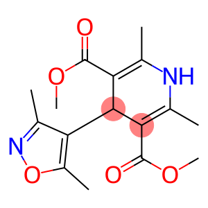 1,4-Dihydro-2,6-dimethyl-4-(3,5-dimethyl-4-isoxazolyl)pyridine-3,5-dicarboxylic acid dimethyl ester