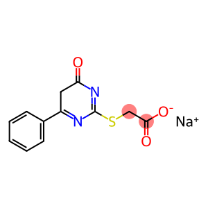 [(5,6-Dihydro-4-phenyl-6-oxopyrimidin-2-yl)thio]acetic acid sodium salt
