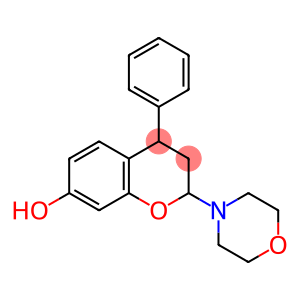 3,4-Dihydro-2-morpholino-4-phenyl-2H-1-benzopyran-7-ol