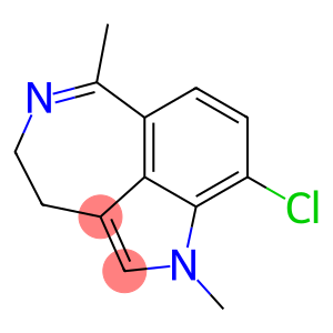 3,4-Dihydro-9-chloro-1,6-dimethyl-1H-azepino[5,4,3-cd]indole