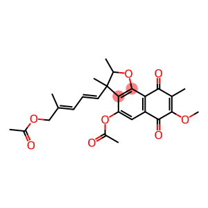 2,3-Dihydro-4-acetyloxy-3-[(1E,3E)-5-acetyloxy-4-methyl-1,3-pentadienyl]-7-methoxy-2,3,8-trimethylnaphtho[1,2-b]furan-6,9-dione