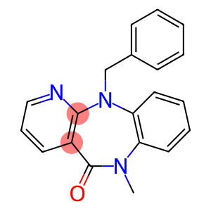 6,11-Dihydro-11-benzyl-6-methyl-5H-pyrido[2,3-b][1,5]benzodiazepin-5-one