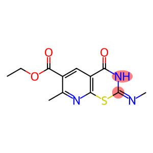 3,4-Dihydro-7-methyl-2-(methylimino)-4-oxo-2H-pyrido[3,2-e][1,3]thiazine-6-carboxylic acid ethyl ester