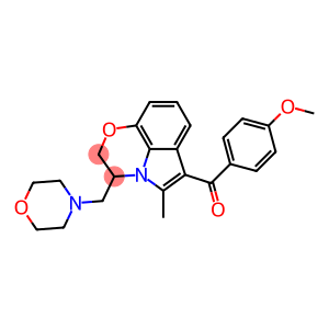 2,3-Dihydro-5-methyl-6-(4-methoxybenzoyl)-3-morpholinomethylpyrrolo[1,2,3-de]-1,4-benzoxazine