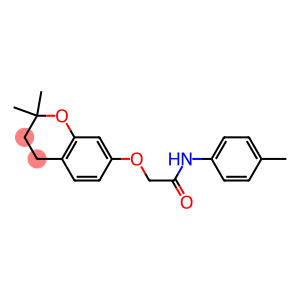 3,4-Dihydro-2,2-dimethyl-7-[N-(4-methylphenyl)carbamoylmethoxy]-2H-1-benzopyran