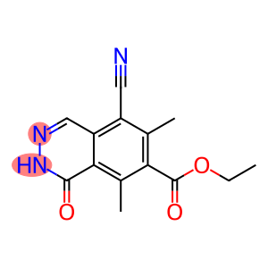 1,2-Dihydro-1-oxo-5-cyano-6,8-dimethylphthalazine-7-carboxylic acid ethyl ester