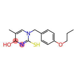 1,4-Dihydro-2-mercapto-5-methyl-1-(4-propoxybenzyl)pyrimidin-4-ol