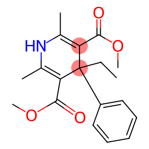 1,4-Dihydro-4-ethyl-2,6-dimethyl-4-phenylpyridine-3,5-dicarboxylic acid dimethyl ester