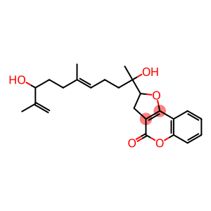 2,3-Dihydro-2-[(4E)-1,8-dihydroxy-1,5,9-trimethyl-4,9-decadien-1-yl]-4H-furo[3,2-c][1]benzopyran-4-one