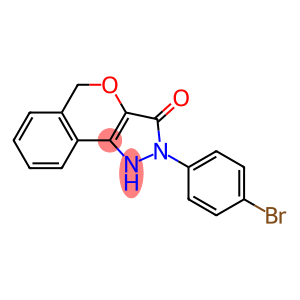 1,5-Dihydro-2-(4-bromophenyl)[2]benzopyrano[4,3-c]pyrazol-3(2H)-one