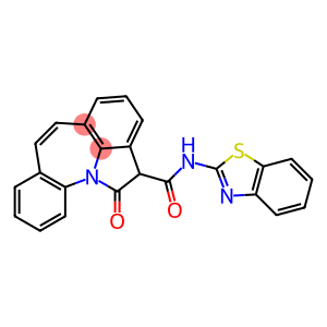 1,2-Dihydro-1-oxo-N-(benzothiazol-2-yl)indolo[1,7-ab][1]benzazepine-2-carboxamide