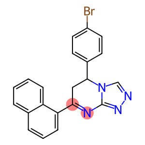 5,6-Dihydro-5-(4-bromophenyl)-7-(1-naphtyl)-1,2,4-triazolo[4,3-a]pyrimidine
