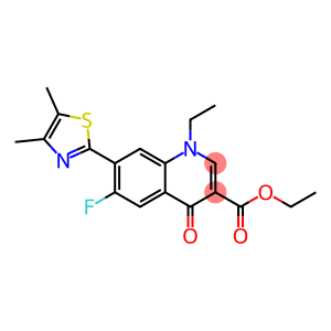 1,4-Dihydro-1-ethyl-4-oxo-6-fluoro-7-(4,5-dimethylthiazol-2-yl)quinoline-3-carboxylic acid ethyl ester