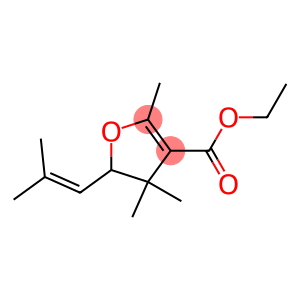 4,5-Dihydro-2,4,4-trimethyl-5-(2-methyl-1-propenyl)furan-3-carboxylic acid ethyl ester