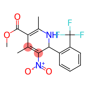 1,2-Dihydro-4,6-dimethyl-3-nitro-2-[2-(trifluoromethyl)phenyl]pyridine-5-carboxylic acid methyl ester