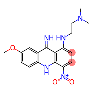 9,10-Dihydro-9-imino-7-methoxy-4-nitro-N-[2-(dimethylamino)ethyl]acridin-1-amine